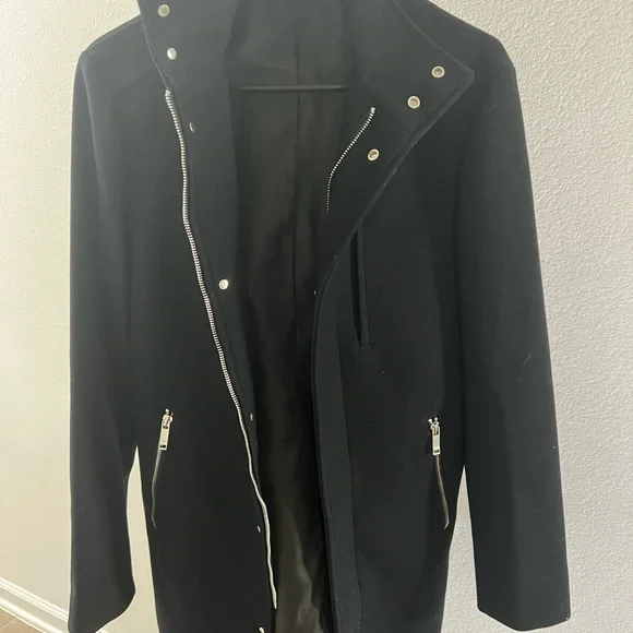 Zara Black Men's Jacket - Picture 3 of 4